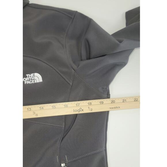 THE NORTH FACE Apex Bionic Softshell Full Zip Windwall Jacket in Gray, sz Medium - Picture 12 of 14